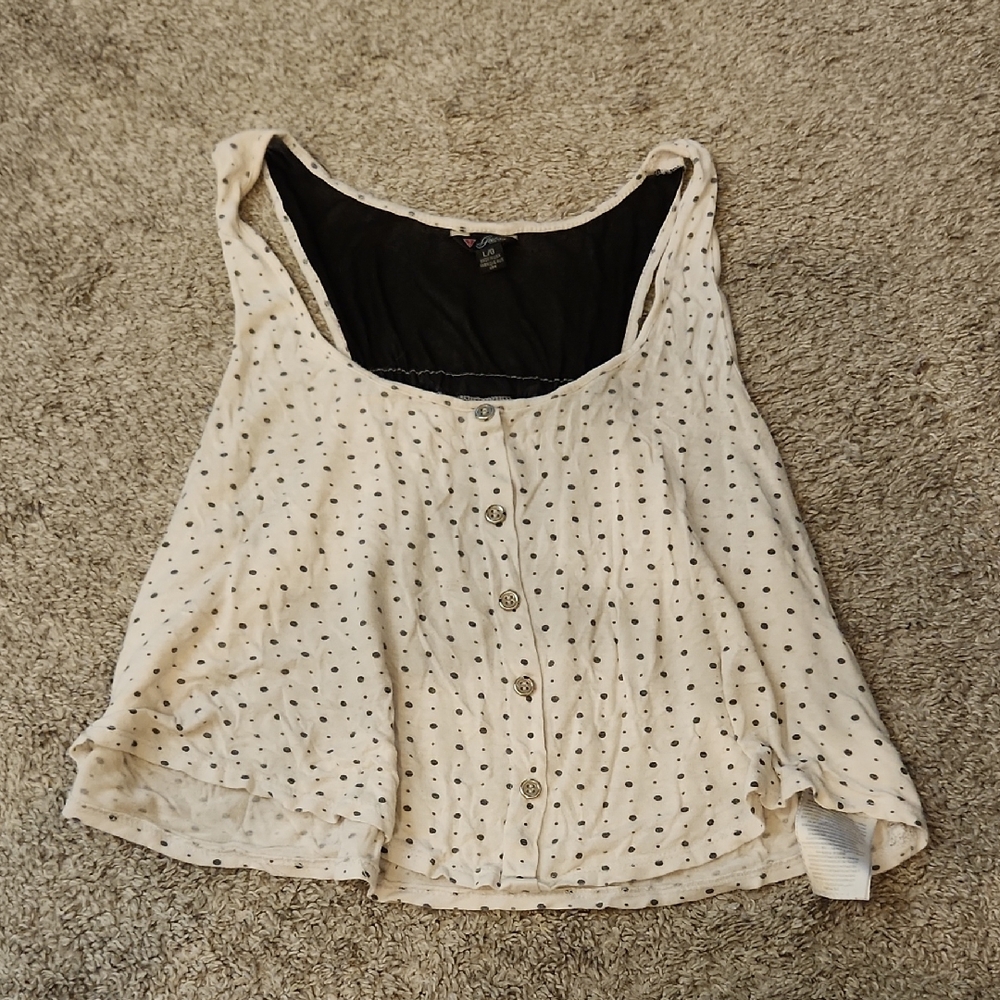 🌸 Polka Dot Sleeveless Top